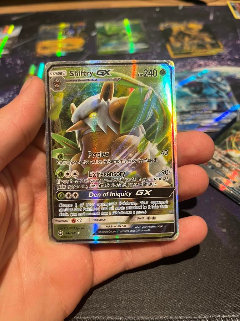 Shiftry GX pokemon kaart, Ophalen of Verzenden, Zo goed als nieuw