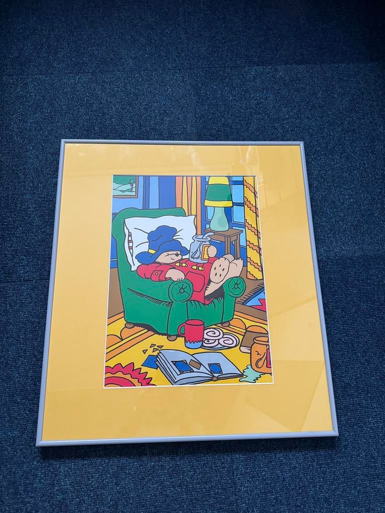 Groot schilderij beettje paddington, Ophalen, Zo goed als nieuw, Beeldje of Figuurtje