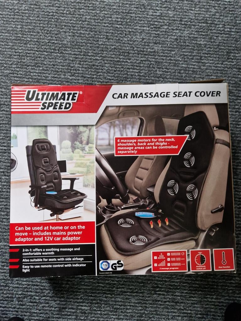 Ultimate Speed Auto Massage Zitkussen, Ophalen of Verzenden, Nieuw