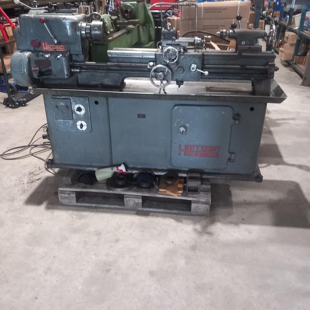 Harrison / MORET draaibank, vanaf 950 euro ex, Doe-het-zelf en Verbouw, Draaibanken, Ophalen, Gebruikt, Metaaldraaibank, 1000 mm of meer