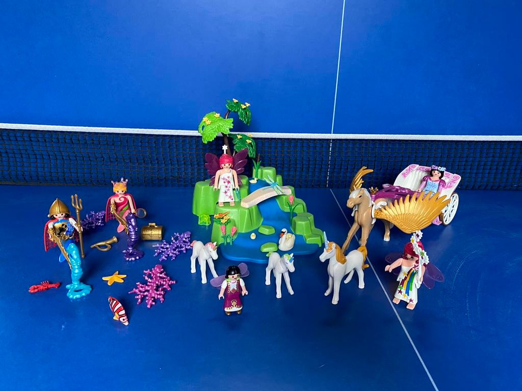 Playmobil sets zeepaard, eenhoorn, feeëntuin, pegasus koets, Kinderen en Baby's, Speelgoed | Playmobil, Ophalen of Verzenden, Zo goed als nieuw