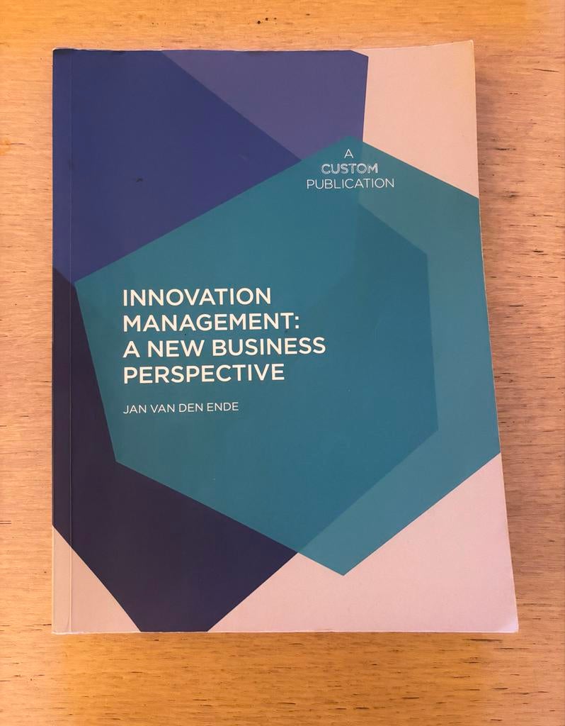Innovation Management: A New Business Perspective, Jan van den Ende, Ophalen of Verzenden, Beta, WO