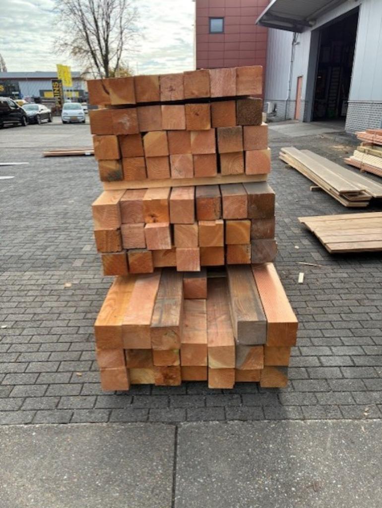 Douglas palen 150x150mm, Ophalen, Nieuw, 250 cm of meer, Palen
