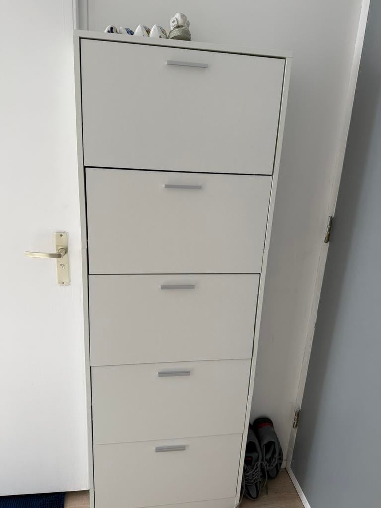 Schoenenkast 5 laatjes, Ophalen, Zo goed als nieuw