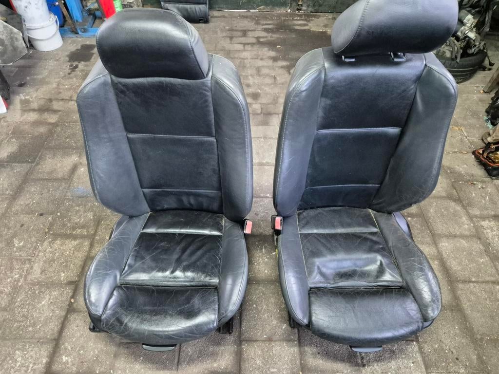 Leer interieur zwart sportstoelen BMW X5 E53, Ophalen of Verzenden, Gebruikt, BMW
