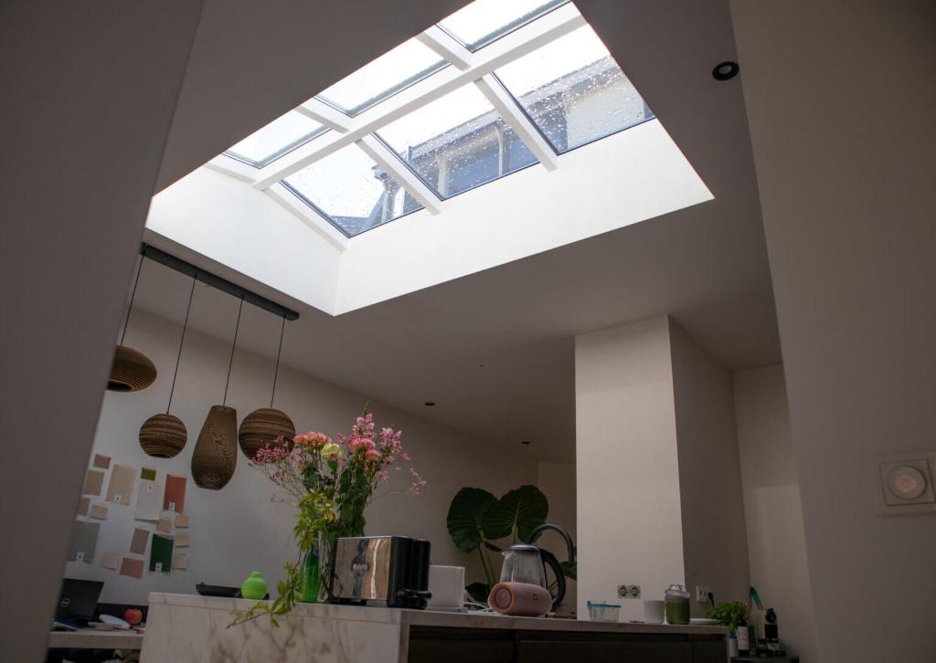 pext lichtstraat en daklicht div maten met iso glas hr++, Ophalen, Nieuw, Dakraam, Dubbelglas