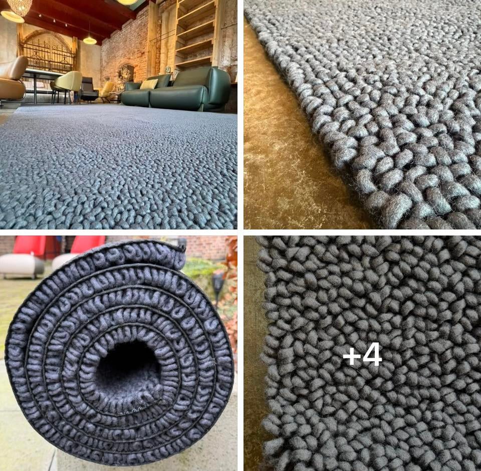 Brink en Campman Basalt tapijt 2 x 3 NIEUW, Ophalen, Nieuw, Rechthoekig, 200 cm of meer