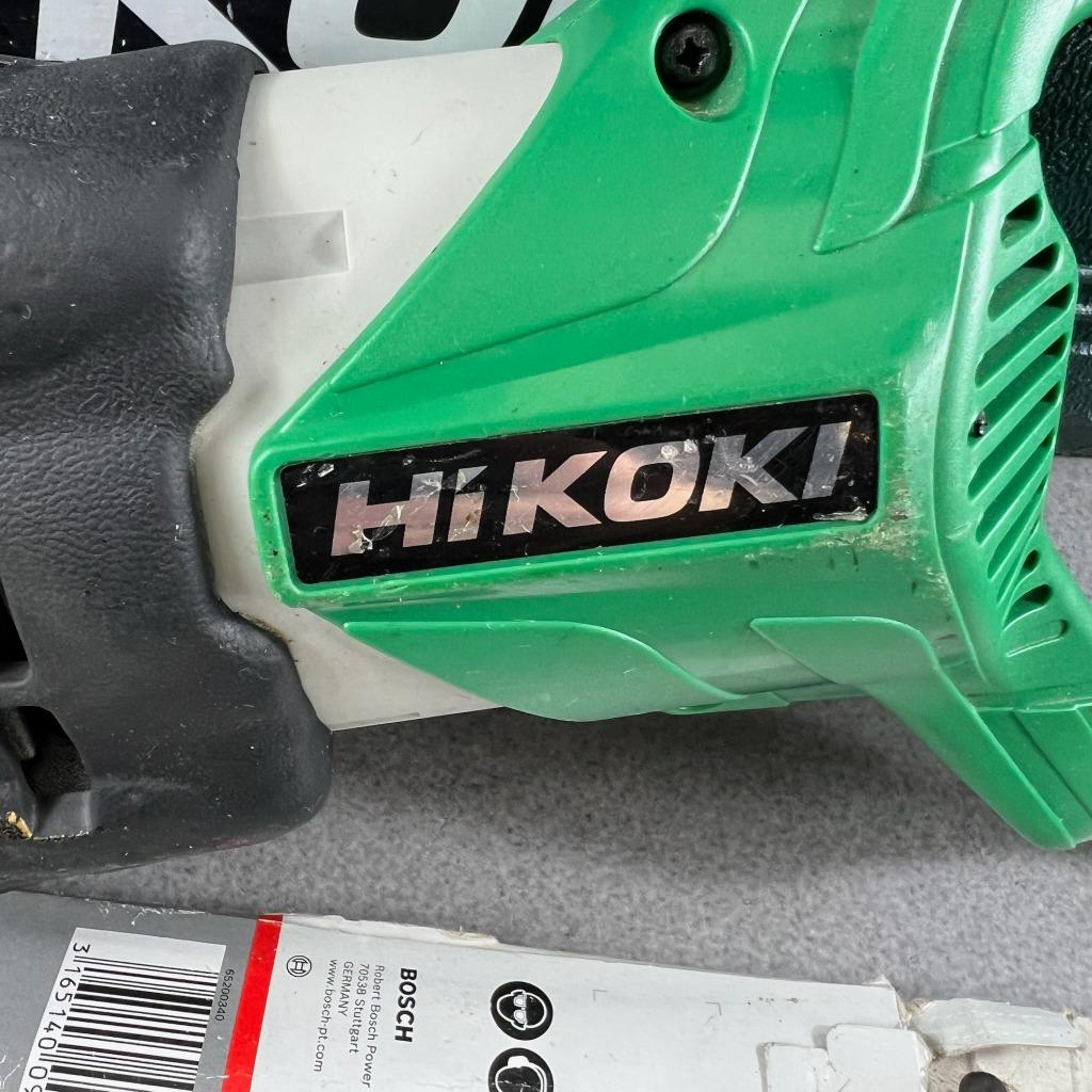 Hikoki Cr 13V2 Reciprozaag | in koffer met zaagjes | 390809, Gebruikt, 70 mm of meer, 600 tot 1200 watt, Ophalen of Verzenden