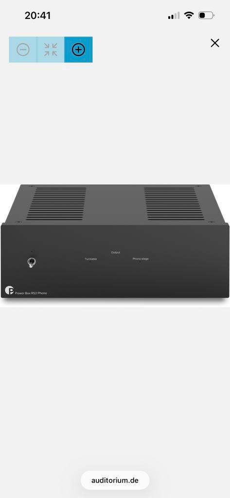 GEZOCHT -> -> PRO-JECT POWER BOX RS2 PHONO, Ophalen of Verzenden, Zo goed als nieuw, Overige merken