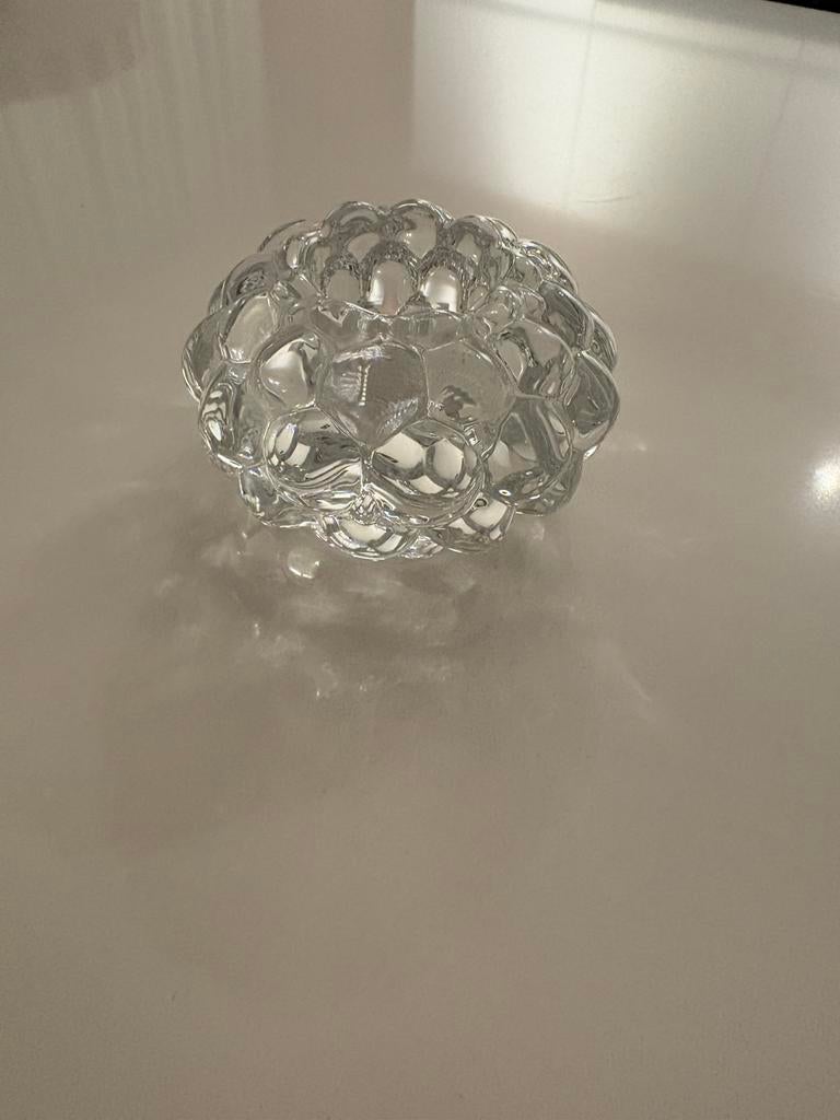 Orrefors Raspberry waxinelichthouder, Ophalen of Verzenden