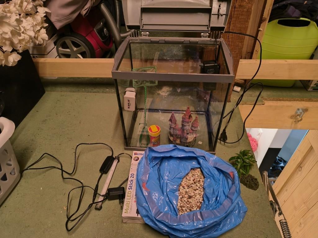 Compleet Tetra Aqua Art Aquarium!, Ophalen, Zo goed als nieuw, Leeg aquarium