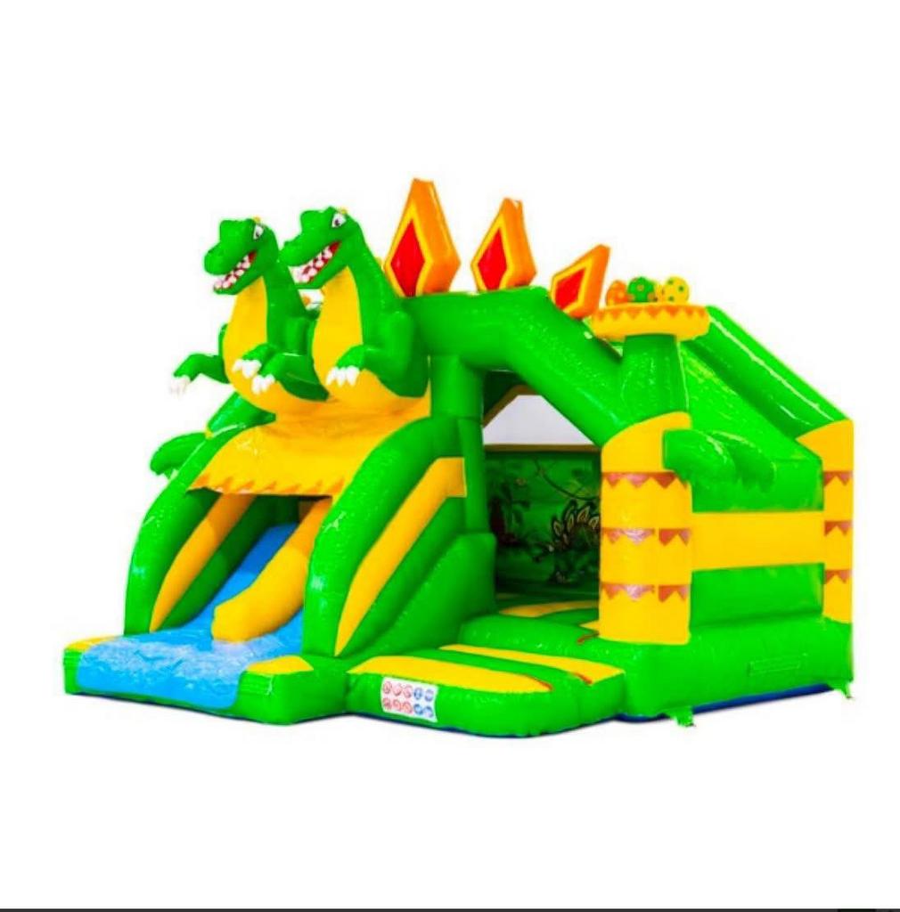 Te Huur : Springkussen combi Dino       Incl : op en afbouw, Ophalen