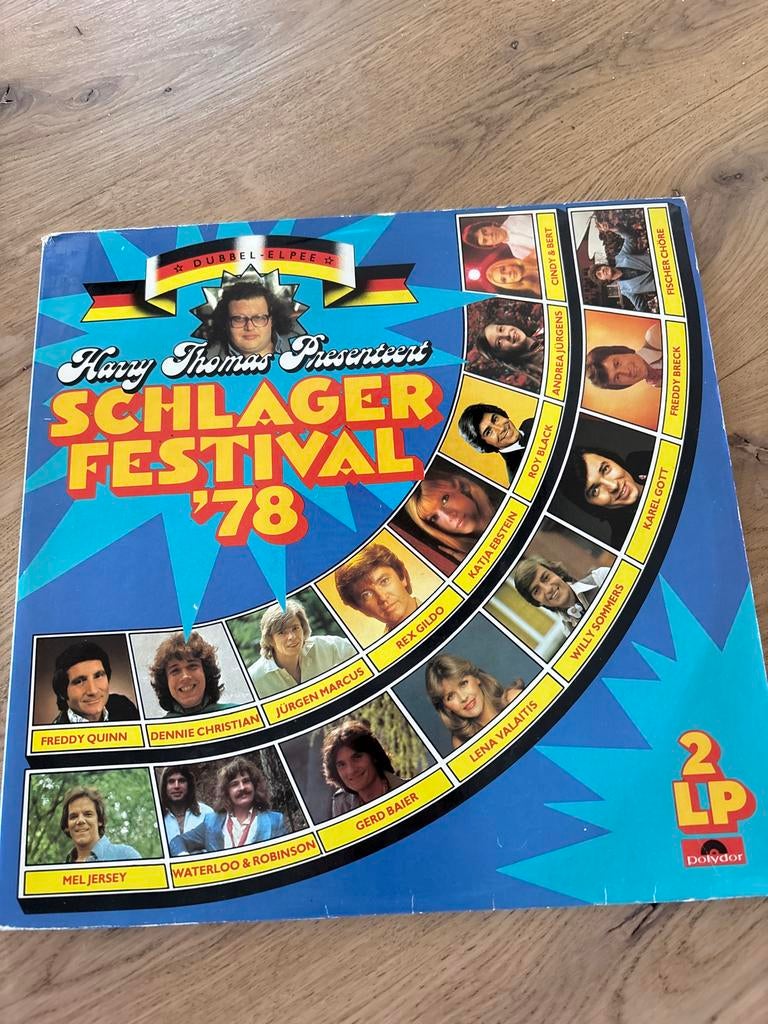 LP Schlager festival 78, Ophalen of Verzenden, Gebruikt, Overige formaten, Nederlandstalig