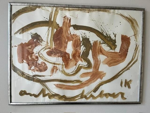 Zelfportret Anton Heyboer, Antiek en Kunst, Kunst | Schilderijen | Modern, Ophalen