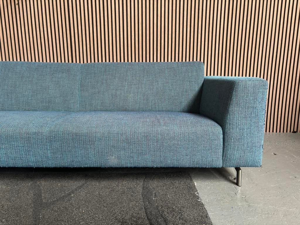 GRATIS LEVERING Hoekbank Blauw 320x200 GEREINIGD, Huis en Inrichting, Banken | Bankstellen, Hoekbank, 300 cm of meer, Ophalen of Verzenden