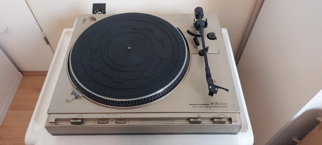 Marantz TT2200 Platenspeler - Redelijk Goed, 1 Scharnier Def, Gebruikt, Automatisch, Platenspeler, Ophalen