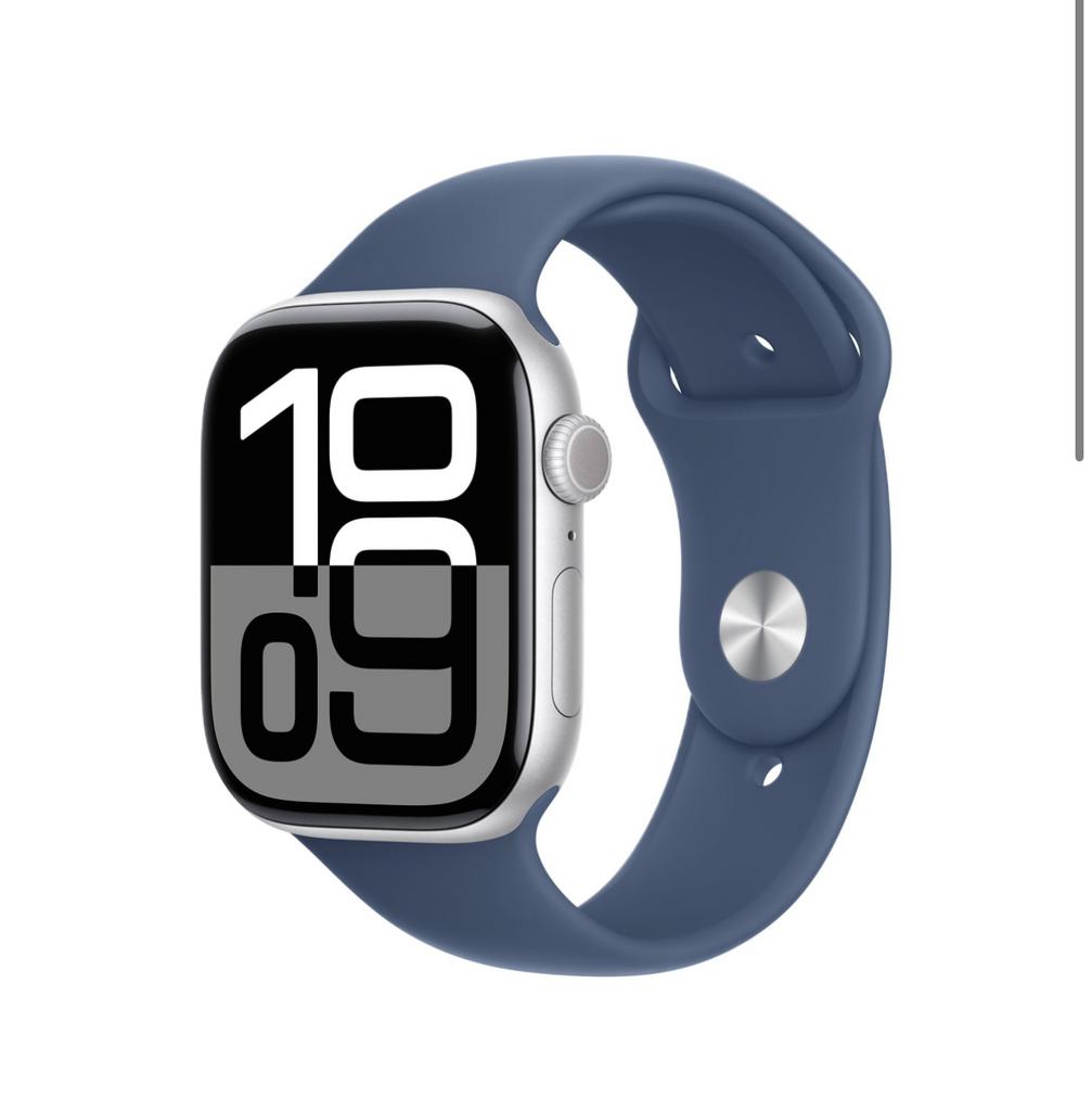 Apple watch serrie 10 42 mm 3 kleuren factuur + garantie, Sieraden, Tassen en Uiterlijk, Smartwatches, Nieuw, iOS, Zwart, GPS