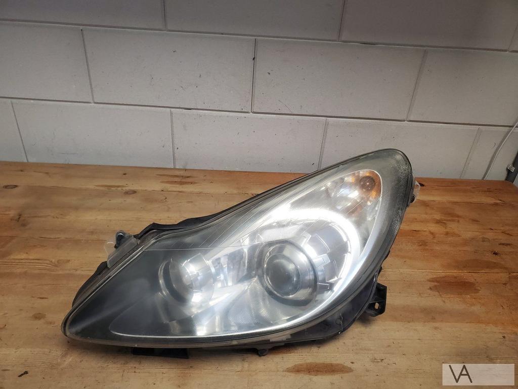 Opel Corsa D 2006 - 2010 koplamp links met lens AFL €100, Auto-onderdelen, Verlichting, Gebruikt, -, -, Opel