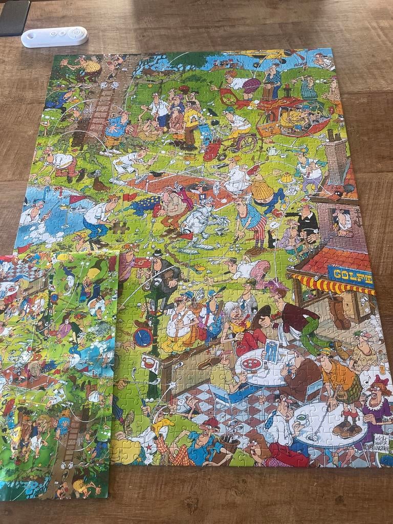 Jan van Haasteren Golf Puzzel 950 stukjes, Ophalen of Verzenden, 500 t/m 1500 stukjes, Zo goed als nieuw, Legpuzzel