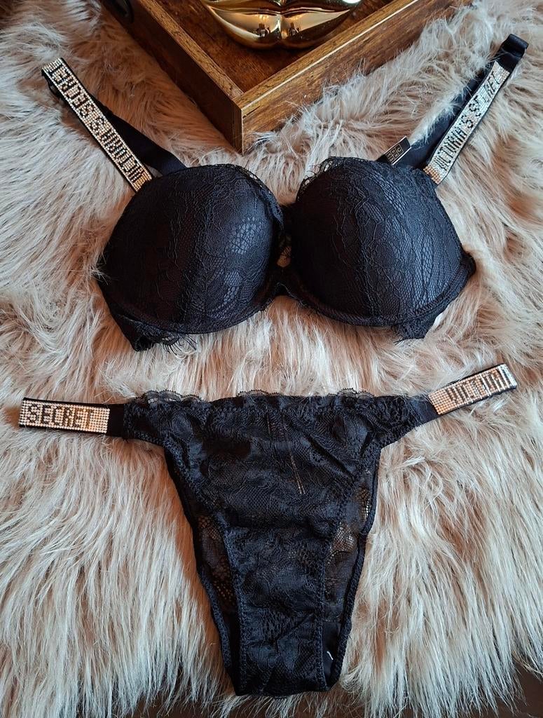 Victoria's Secret setje, Kleding | Dames, Victoria's Secret, Ophalen of Verzenden, Zwart, Setje