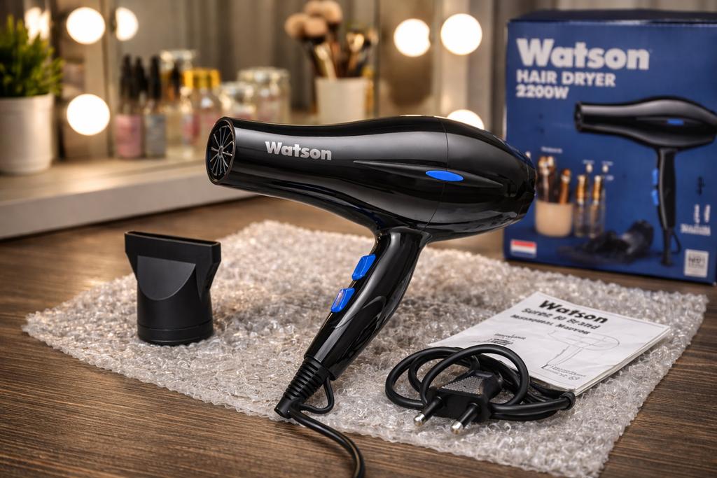 Krachtige Haardroger 2200W - Watson Föhn / Nieuw, Witgoed en Apparatuur, Ophalen of Verzenden, Nieuw