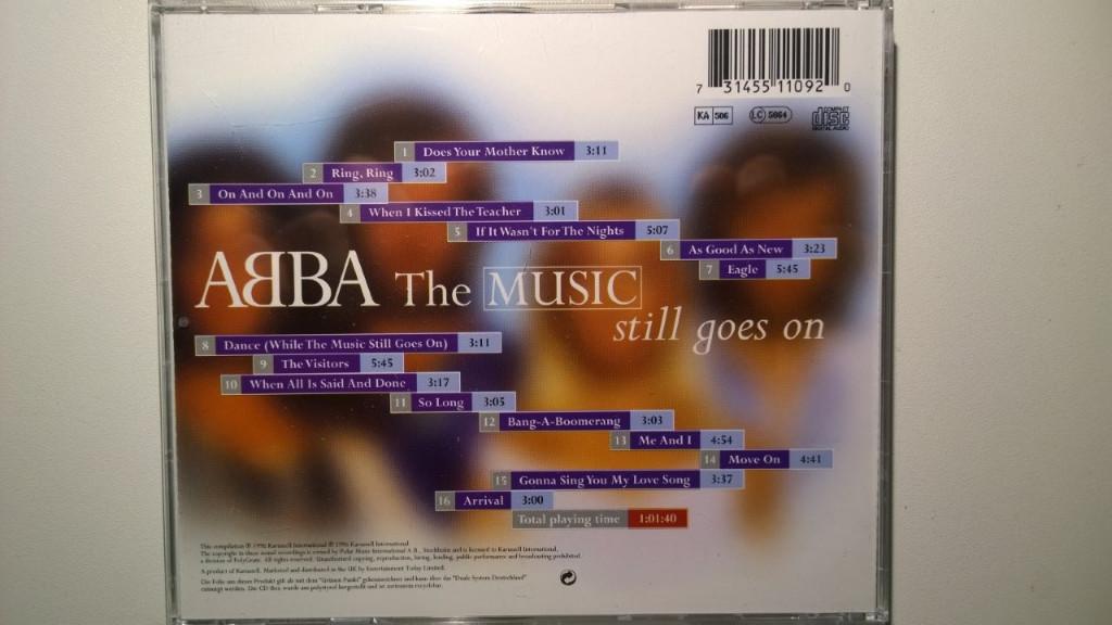 ABBA - The Music Still Goes On, Ophalen of Verzenden, Zo goed als nieuw
