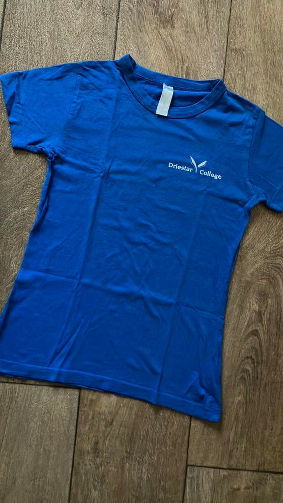 Driestar gymshirt, Blauw, Overige typen, Ophalen of Verzenden, Zo goed als nieuw