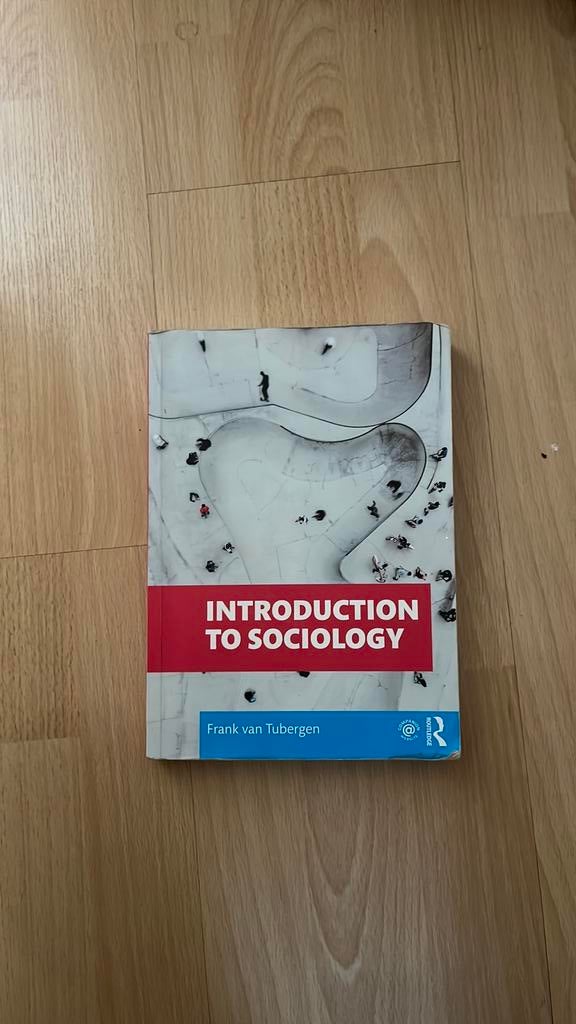 Introduction to sociology Frank van Tubergen, Ophalen of Verzenden, Zo goed als nieuw