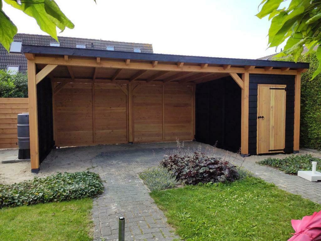 Exclusieve Overkapping Tuinhuis Veranda Carport Kapschuur, Ophalen of Verzenden, Nieuw, Overige typen