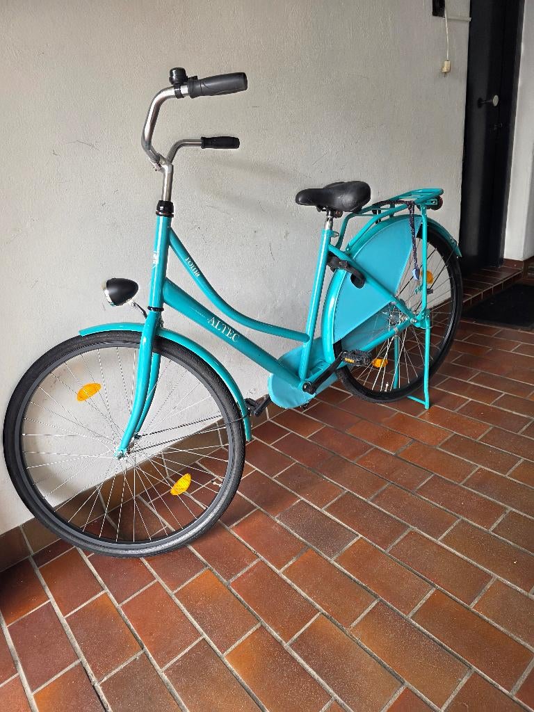 Lichtblauw oma fiets, 50 tot 53 cm, Ophalen, Zo goed als nieuw, Altec