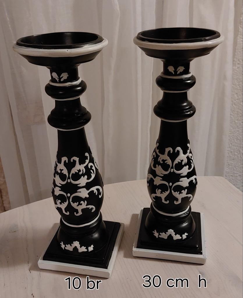Barok stijl kandelaars, Ophalen of Verzenden, Zo goed als nieuw, Overige materialen, Minder dan 25 cm