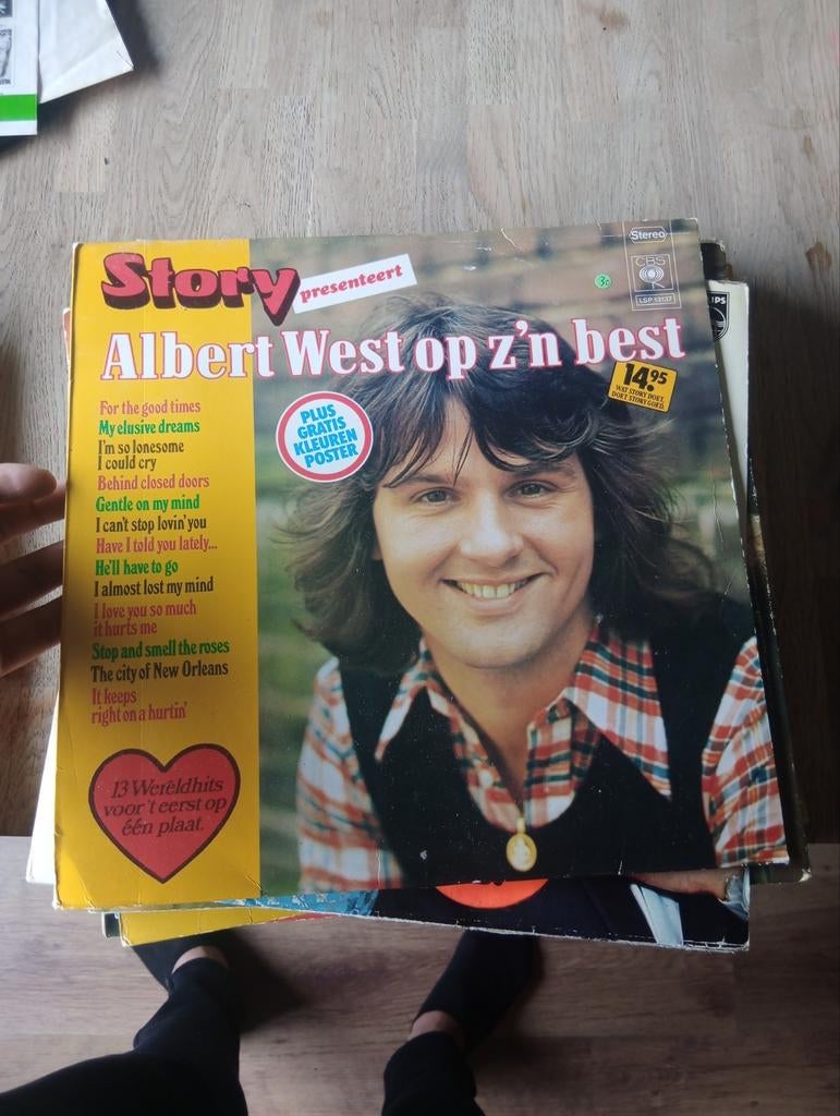 Albert West - Op Z'n Best LP, Ophalen of Verzenden, Gebruikt, 12 inch