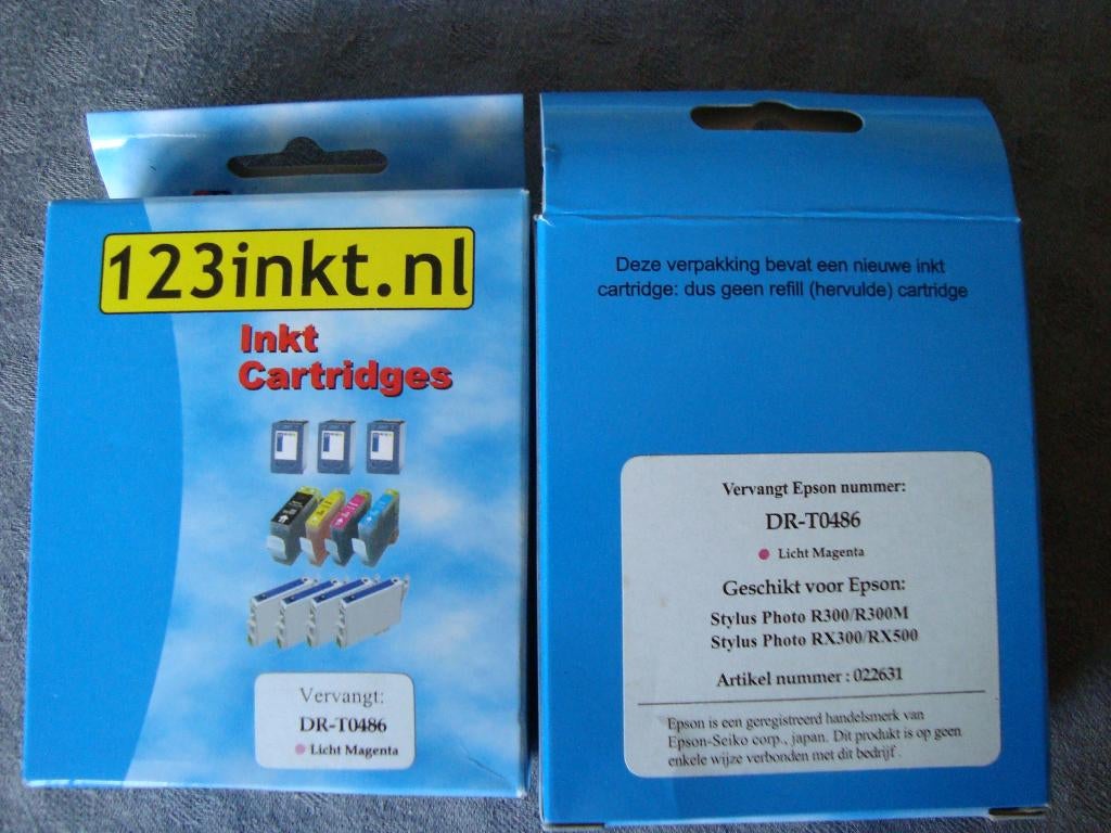 Epson dr-t0486 2 stuks licht magenta per stuk te koop, Ophalen of Verzenden, Nieuw, Cartridge, Epson