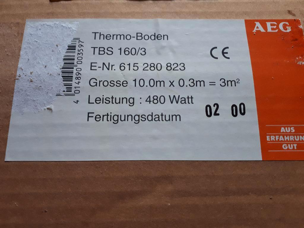 elektrische vloerverwarming, Doe-het-zelf en Verbouw, Verwarming en Radiatoren, Ophalen, Minder dan 30 cm, Overige typen, Nieuw