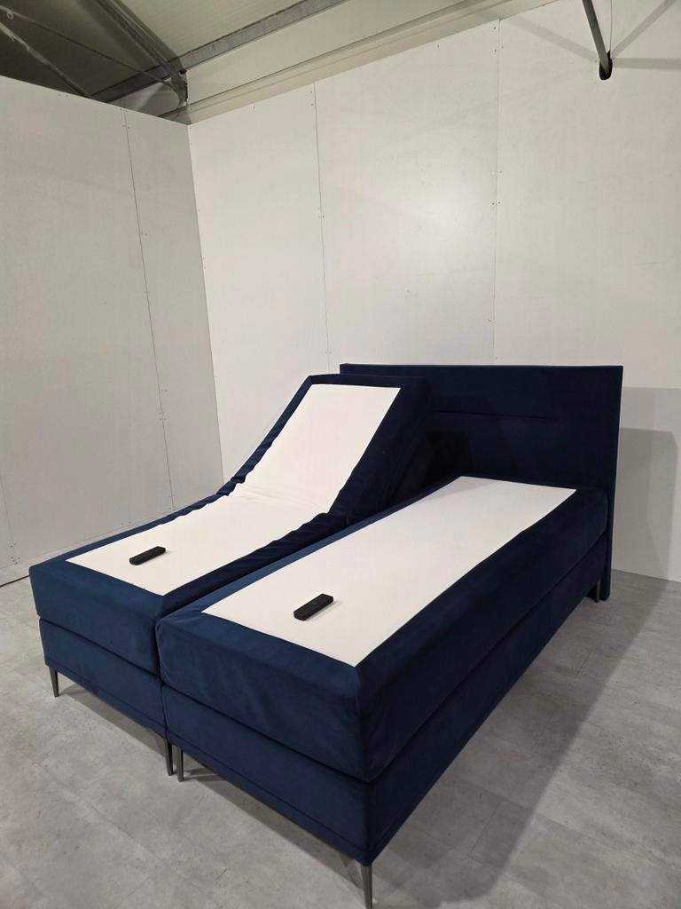 Boxspring Swiss Sense Home 250 160x200 Electrisch, Verstelbaar, Tweepersoons, Ophalen of Verzenden, Zo goed als nieuw