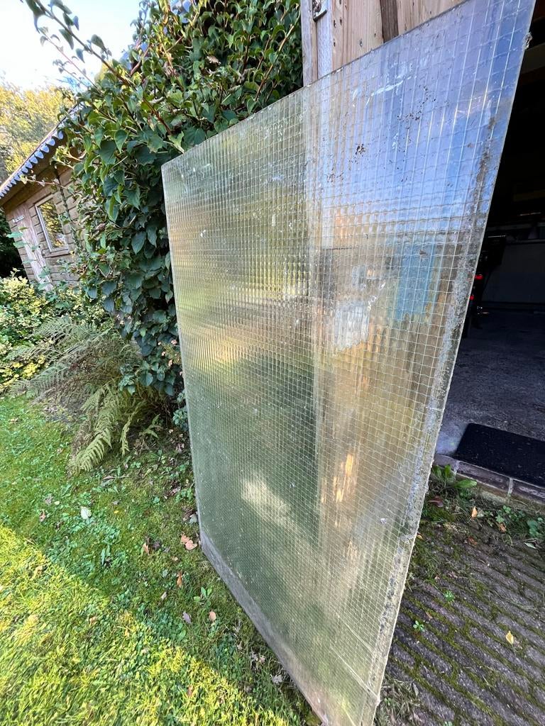 4x Dikke Beveiligde Glasplaat, Gebruikt, 120 tot 160 cm, Ophalen of Verzenden, Glasplaat