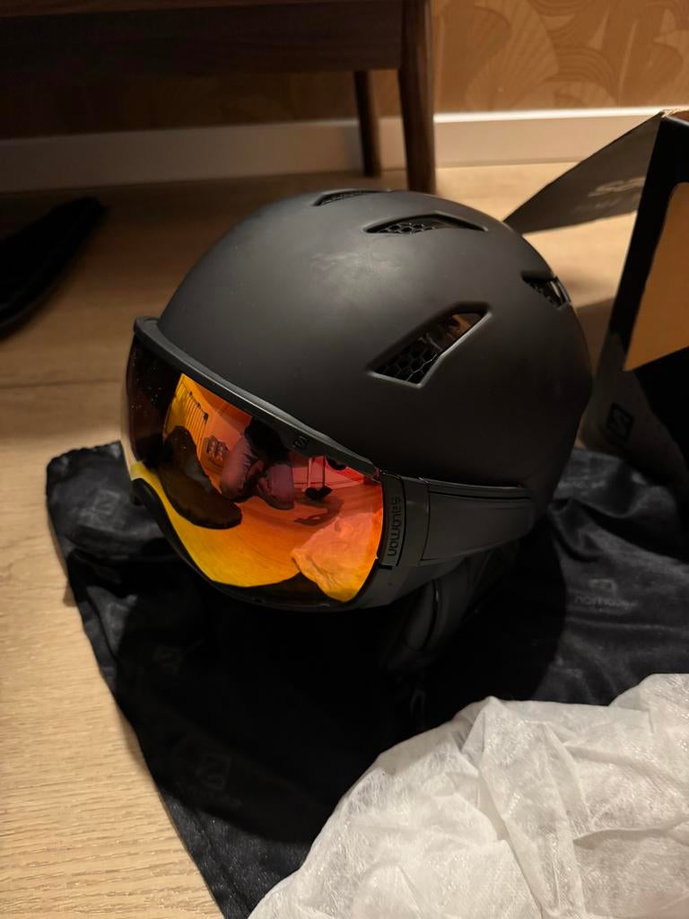 Salomon Skihelm, Sport en Fitness, Skiën en Langlaufen, Ophalen, Overige typen, Salomon, Zo goed als nieuw