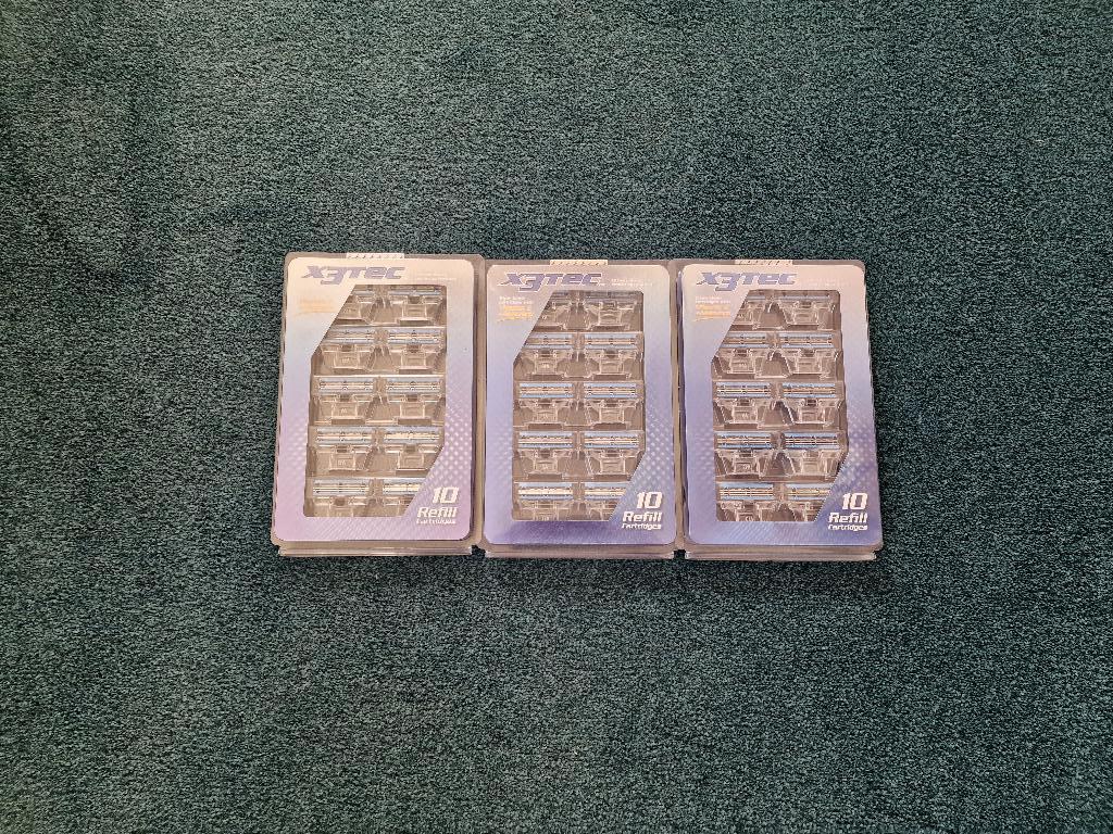 X3Tec scheermesjes 3 x 10 stuks, Ophalen of Verzenden, Nieuw, Gehele gezicht, Verzorging