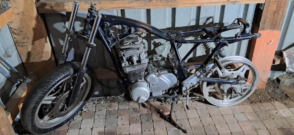 Honda cb 650 1978 frame en motorblok, Ophalen