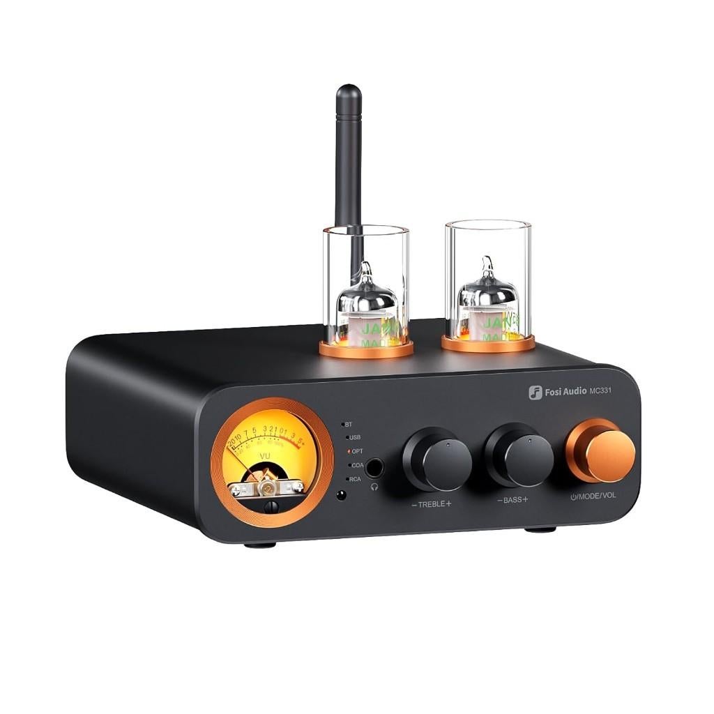 Fosi Audio MC331 Tube Integrated Amplifier DAC, Audio, Tv en Foto, Converters, Ophalen of Verzenden, Nieuw