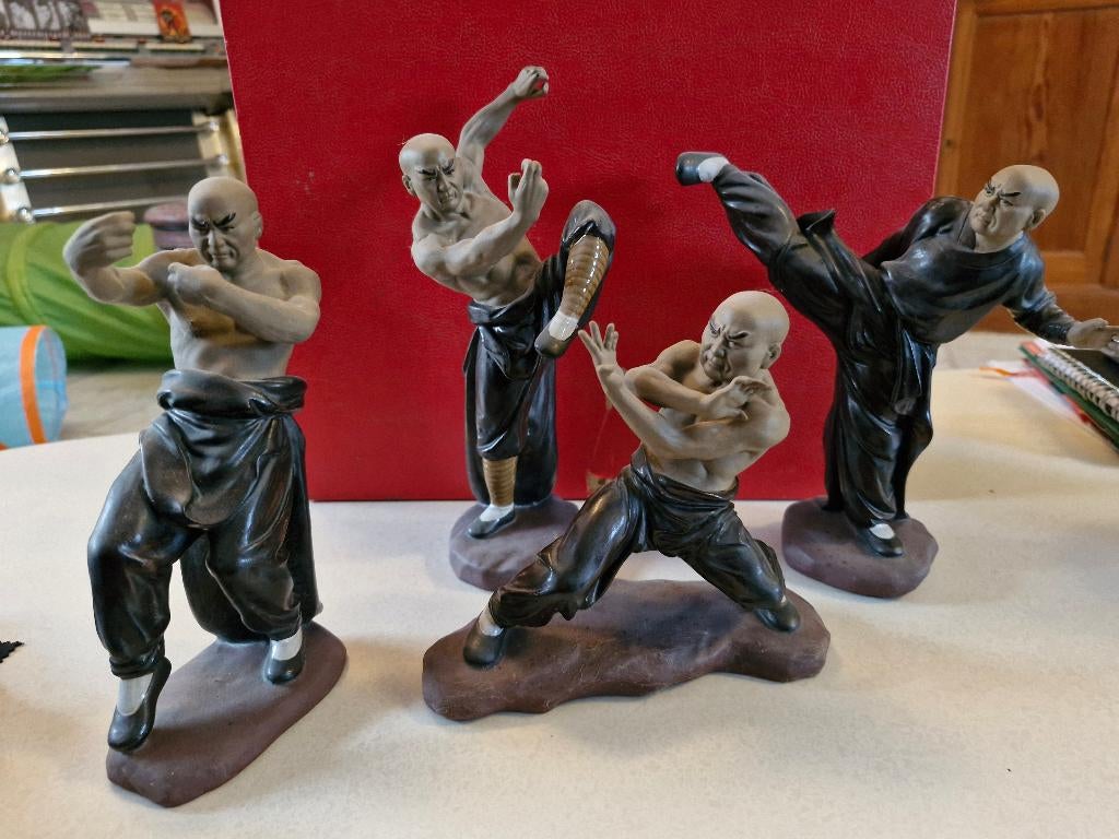 Mud man kung fu martial arts beeldje statue, Ophalen of Verzenden, Zo goed als nieuw, Mens