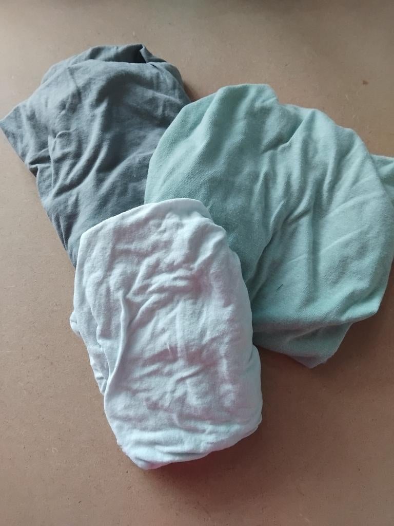 3x Baby wieghoeslakens - Ophalen mogelijk, Kinderen en Baby's, Gebruikt, Overige kleuren, Jongetje of Meisje, Hoeslaken of Sloop