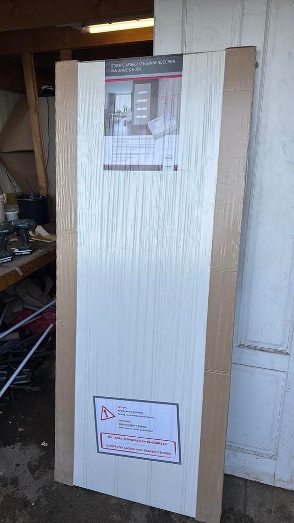 stompe binnendeur freeslijnen abt31 83x201.5 cm nr 197, Doe-het-zelf en Verbouw, Deuren en Horren, Ophalen, 80 tot 100 cm, Binnendeur