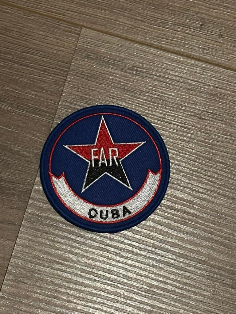 Cubaanse leger patch socialistisch, Ophalen of Verzenden, Landmacht, Amerika, Embleem of Badge
