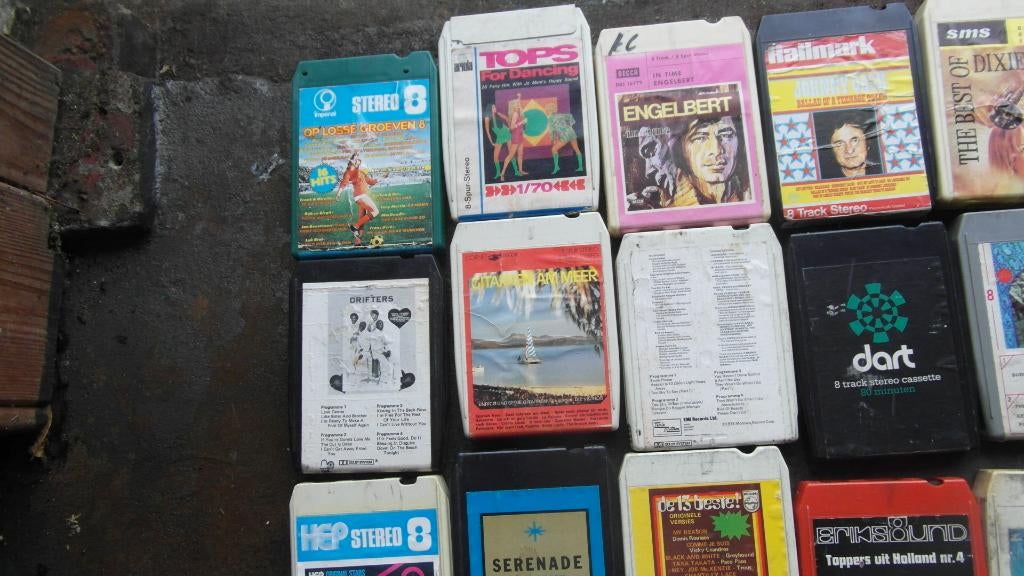 8 track 5 per stuk, Cd's en Dvd's, Cassettebandjes, Ophalen of Verzenden, Gebruikt, Wereldmuziek, 2 t/m 25 bandjes