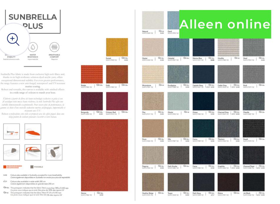 Sunbrella Plus Bootdoek - Diverse Kleuren, Crème, Overige typen, Nieuw, Ophalen of Verzenden