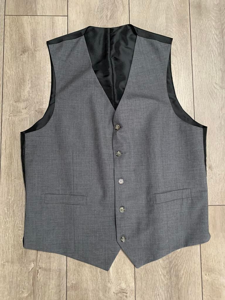 Super mooi grijs Gilet (Maat 106), Kleding | Heren, Kostuums en Colberts, Gedragen, Maat 52/54 (L), Grijs, Verzenden