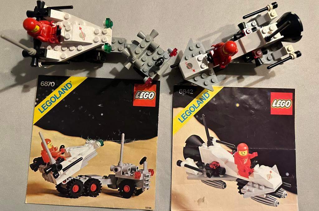 Vintage Lego classic Space 6842 en 6870, Ophalen of Verzenden, Zo goed als nieuw