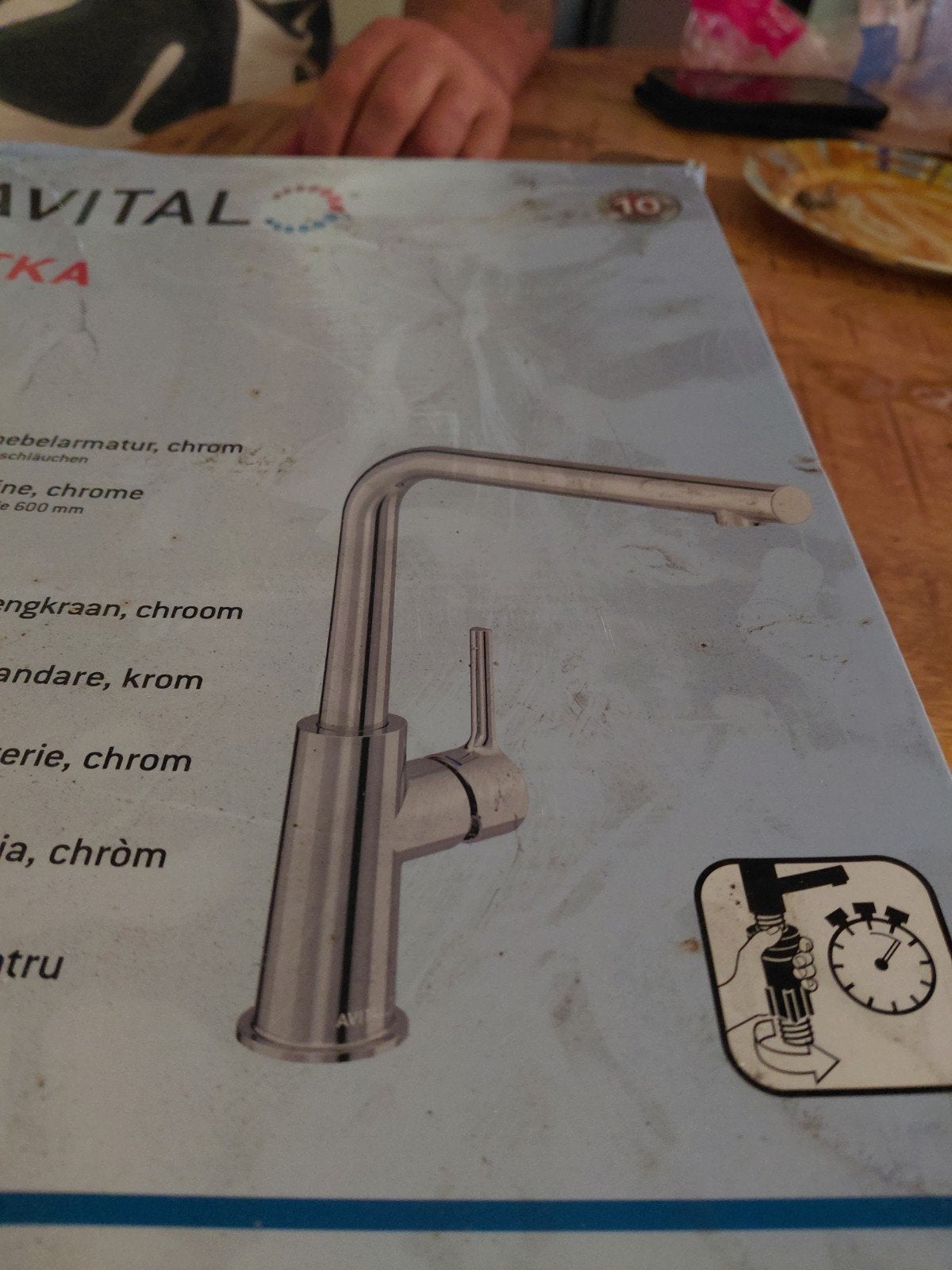 keukenkraan 2 stuks, Doe-het-zelf en Verbouw, Sanitair, Ophalen of Verzenden, Nieuw, Kraan