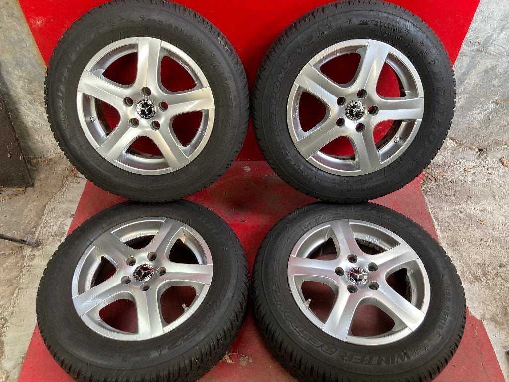 Winterbanden Mercedes MB Citan 195/65R15 Dunlop, Auto-onderdelen, 15 inch, ., Banden en Velgen, .